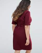 Thumbnail for your product : Closet London Plus Wrap Front Dress