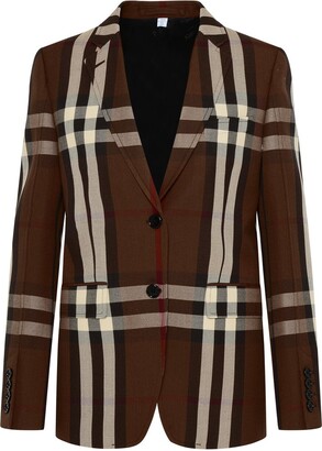 Shop burberry print blazer 2025 Black Friday