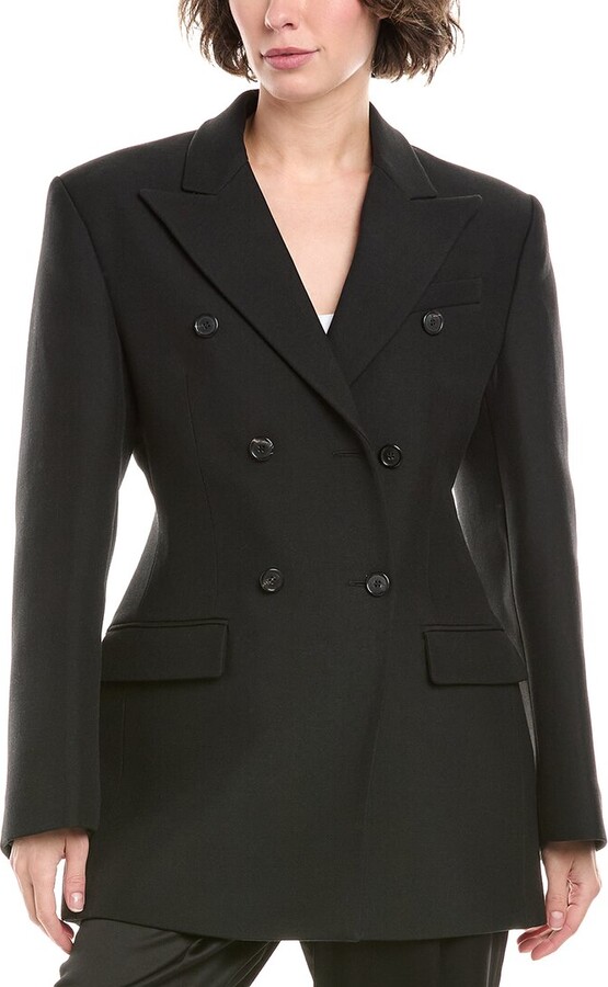 Michael Kors Collection Sculpted Wool-Blend Blazer