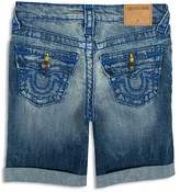 Thumbnail for your product : True Religion Boys' Geno Faded Cuffed Shorts - Little Kid