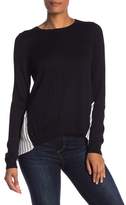 Thumbnail for your product : Susina Pleated Twofer Sweater (Regular & Petite)