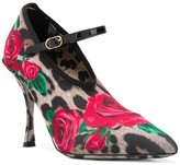 Thumbnail for your product : Dolce & Gabbana Mary Jane printed pumps