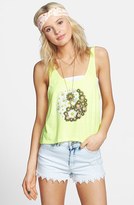 Thumbnail for your product : Volcom 'Live a Little' Graphic Crop Tank (Juniors)
