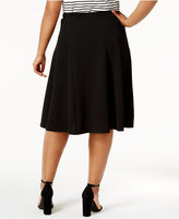 Thumbnail for your product : NY Collection Plus Size A-Line Skirt