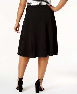 NY Collection Plus Size A-Line Skirt