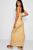 Thumbnail for your product : boohoo Polka Dot Strappy Jersey Maxi Dress