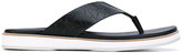 Thumbnail for your product : Calvin Klein logo embossed flip flops
