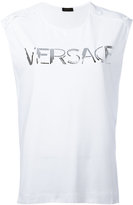 Versace - débardeur à logo - women - Spandex/Elasthanne/Viscose - 40