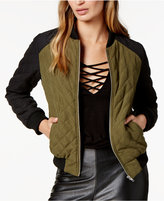 Thumbnail for your product : BB Dakota Loring Quilted Bomber Jacket