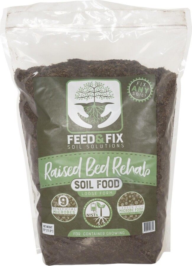 OrganiLock Raised Bed Rehab Potting Garden Soil For Growing, 10 Pound