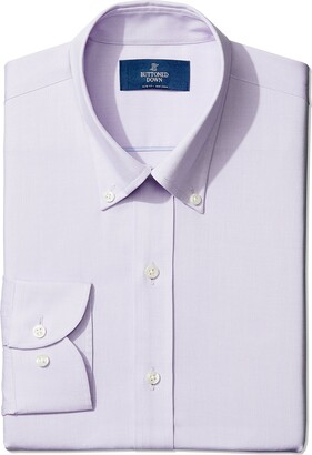 Buttoned Down Slim Fit Solid Pocket Options Dress Shirt