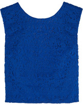 Thumbnail for your product : J.Crew Collection Liola Cropped Guipure Lace Top