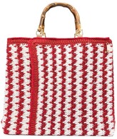 Thumbnail for your product : la milanesa Lana crochet tote bag