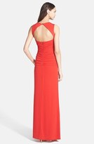 Thumbnail for your product : Laundry by Shelli Segal Crisscross Pleat Jersey Gown