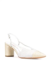 Thumbnail for your product : Casadei Point-Toe Glitter Pumps