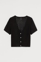 Thumbnail for your product : H&M Pointelle-detail cardigan
