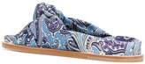 Thumbnail for your product : Etro knotted paisley slides