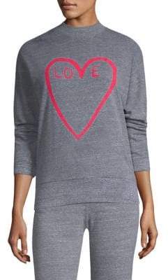 Monrow Love Crewneck Sweatshirt