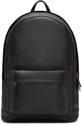 Pb 0110 Black Leather CA 6 Backpack