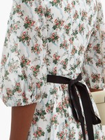 Thumbnail for your product : Emilia Wickstead Helen Floral-print Cotton Midi Dress - White Multi