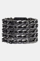 Thumbnail for your product : Cara Leather & Link Bracelet
