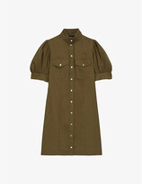 Thumbnail for your product : The Kooples Utility cotton mini dress
