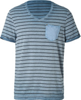 Thumbnail for your product : True Religion Striped V-Neck T-Shirt