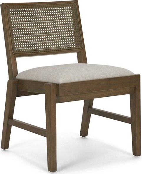 Mercana Home Reid Framed Dining Chair in Cream