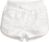Thumbnail for your product : H&M Lace Shorts - White - Kids