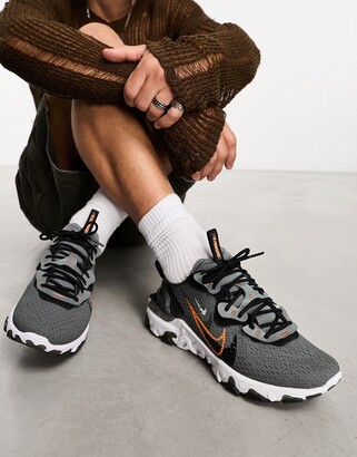 nike react vision grey and orange