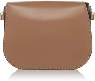 Valextra Iside Color-Blocked Leather Satchel Bag