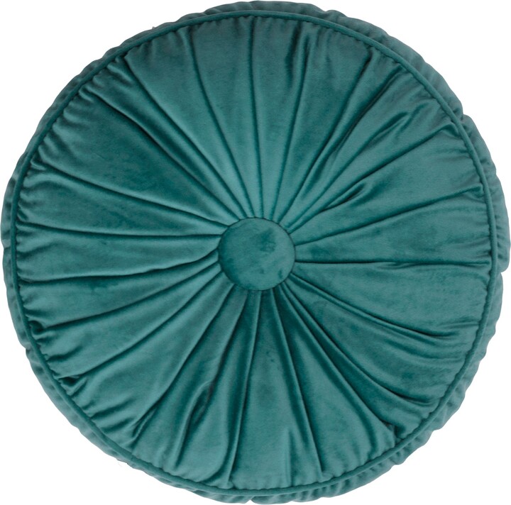 Holly Willoughby Lexi Velvet Round Cushion Blue ShopStyle