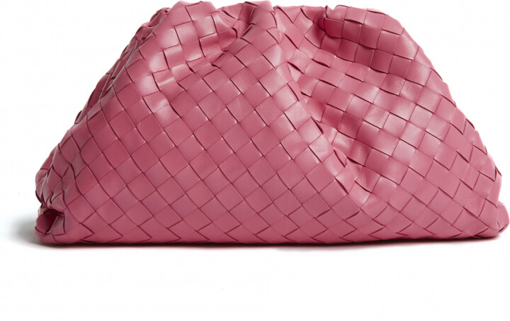 BOTTEGA VENETA KNOT CLUTCH POCHETTE AYERS SNAKE NEW Pink Leather Exotic  leather ref.161471 - Joli Closet
