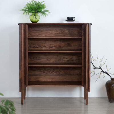 Canora Grey Retro style fashionable storage shoe cabinet