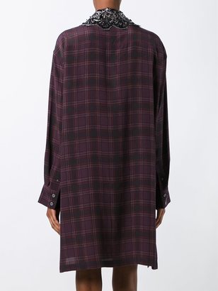Marc Jacobs embellished collar shirt dress