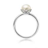 Thumbnail for your product : House of Fraser Jersey Pearl Emma kate white pearl filigree ring