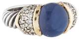Thumbnail for your product : David Yurman Two-Tone Chalcedony & Diamond Ring