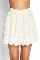 Thumbnail for your product : Forever 21 Embroidered A-Line Skirt