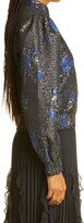 Thumbnail for your product : Haute Hippie Ruth Metallic Floral Brocade Bomber Jacket