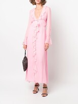 Thumbnail for your product : Blumarine Ruffle-Trimmed Maxi Dress