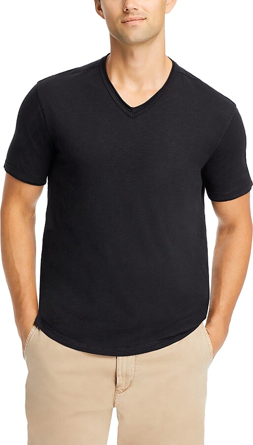 John Varvatos Star Usa Slub V-Neck Tee