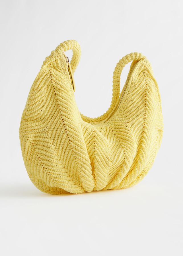 And other stories Woven Crochet Shoulder Bag ShopStyle