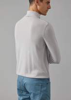 Thumbnail for your product : Giorgio Armani Cashmere Sweater With Press Stud Neck