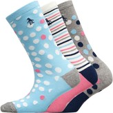 Thumbnail for your product : Original Penguin Womens Three Pack Socks Random Spot/Grey/White/Blue