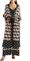Thumbnail for your product : Temperley London Dragonfly printed satin kimono