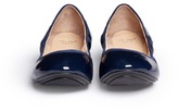 Thumbnail for your product : Cole Haan 'Avery Ballet' elasticated patent leather suede flats