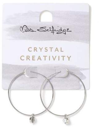 Miss Selfridge Healing creativity hoop earrings
