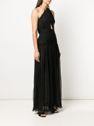 Moschino Asymmetric Draped Gown