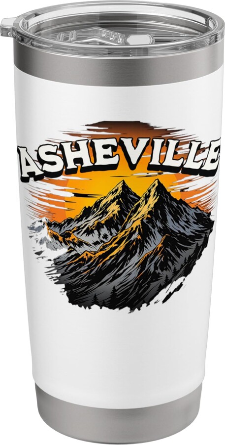 Asheville North Carolina USA Outdoor Vintage Asheville Stainless Steel Insulated Tumbler