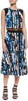 Thumbnail for your product : Elizabeth and James Caident Pleated Printed Skirt